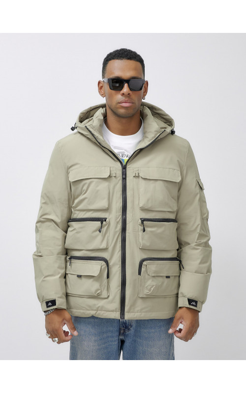 Мужская зимняя куртка большого размера для холодной погоды