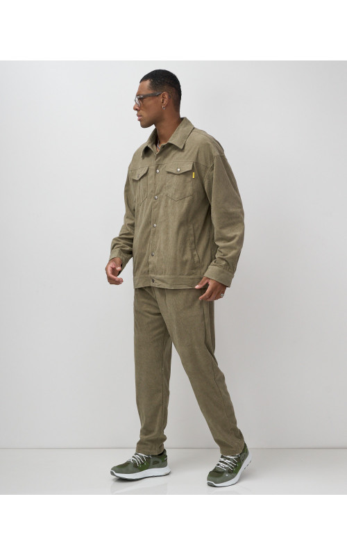 Мужской спортивный костюм весна-лето, цвет хаки, для активного отдыха в Тюмени