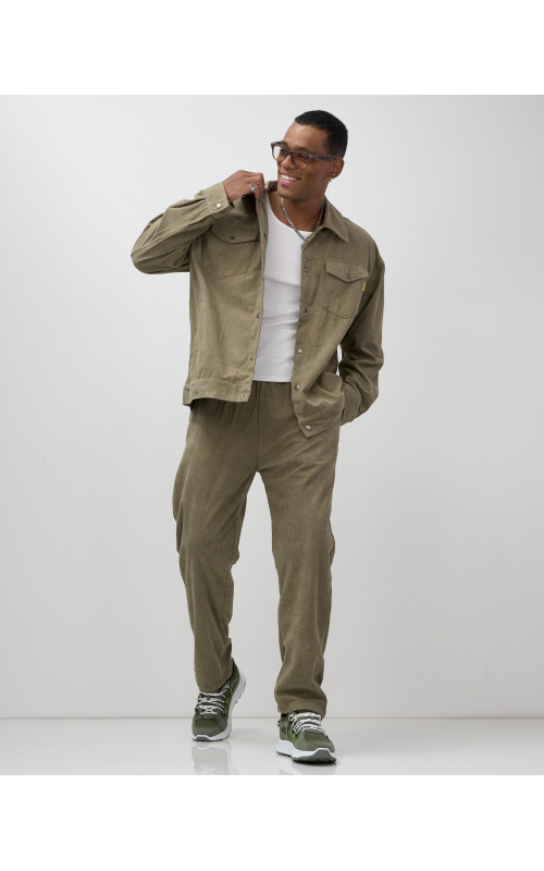 Мужской спортивный костюм весна-лето, цвет хаки, для активного отдыха в Тюмени