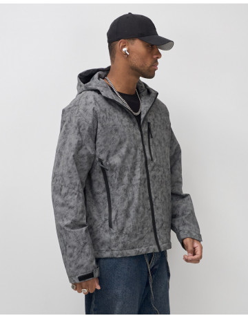 Мужская спортивная куртка для весны и осени, серый, для активного отдыха в Тюмени