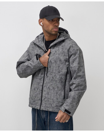 Мужская спортивная куртка для весны и осени, серый, для активного отдыха в Тюмени