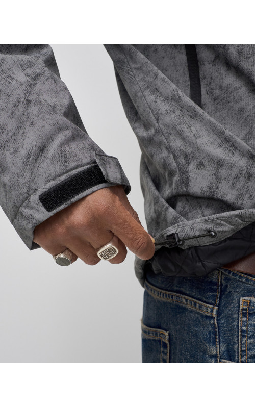 Мужская спортивная куртка для весны и осени, серый, для активного отдыха в Тюмени