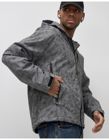 Мужская спортивная куртка для весны и осени, серый, для активного отдыха в Тюмени