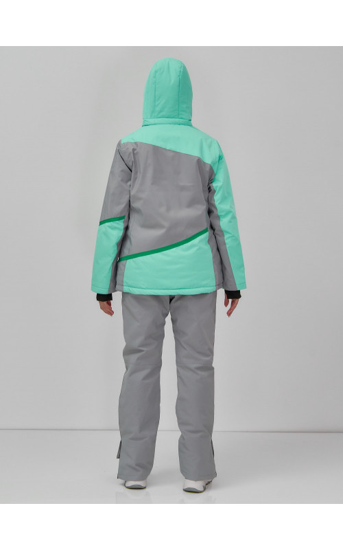 Женская горнолыжная куртка с ярким принтом