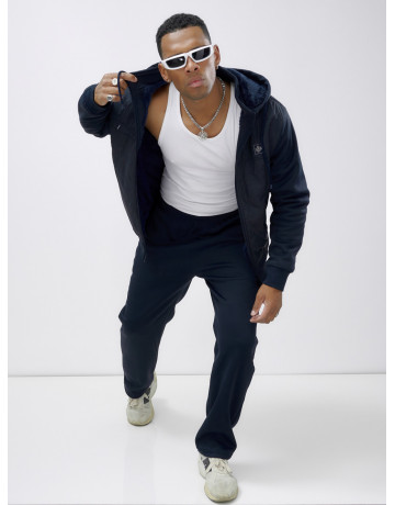 Зимний мужской спортивный костюм с начёсом, тёмно-синий, для активного отдыха. в Тюмени