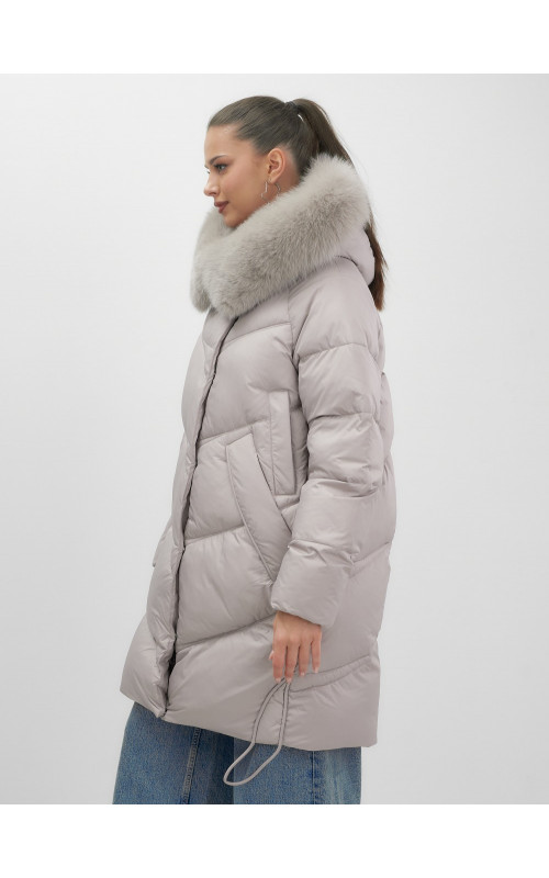 Длинный пуховик премиум-класса, защита от влаги и холода