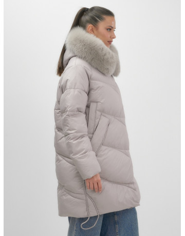 Длинный пуховик премиум-класса, защита от влаги и холода