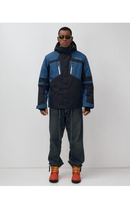 Мужская горнолыжная куртка, тёмно-синий, для зимних видов спорта в Тюмени