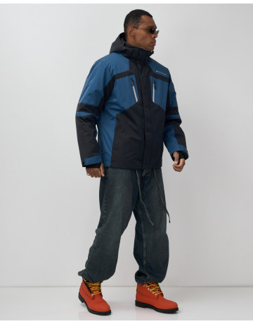 Мужская горнолыжная куртка, тёмно-синий, для зимних видов спорта в Тюмени