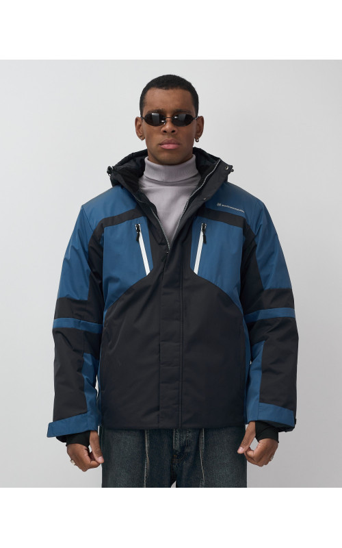 Мужская горнолыжная куртка, тёмно-синий, для зимних видов спорта в Тюмени