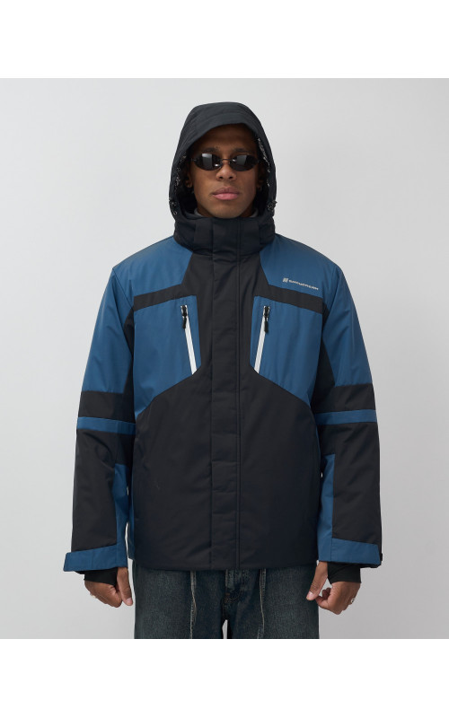 Мужская горнолыжная куртка, тёмно-синий, для зимних видов спорта в Тюмени