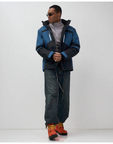 Мужская горнолыжная куртка, тёмно-синий, для зимних видов спорта в Тюмени