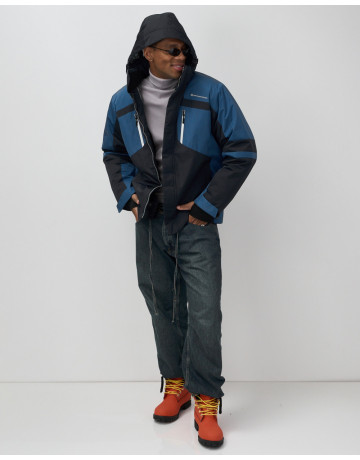 Мужская горнолыжная куртка, тёмно-синий, для зимних видов спорта в Тюмени