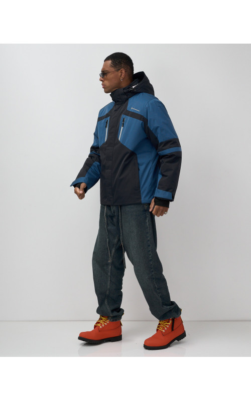 Мужская горнолыжная куртка, тёмно-синий, для зимних видов спорта в Тюмени
