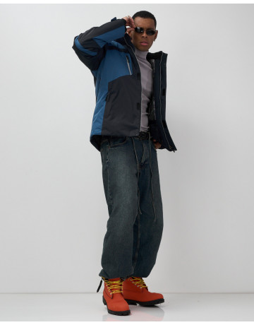 Мужская горнолыжная куртка, тёмно-синий, для зимних видов спорта в Тюмени