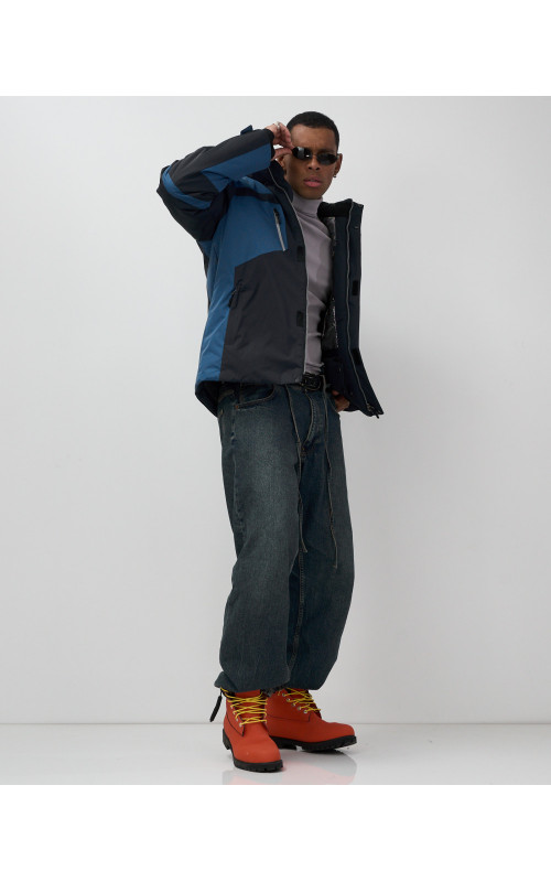 Мужская горнолыжная куртка, тёмно-синий, для зимних видов спорта в Тюмени