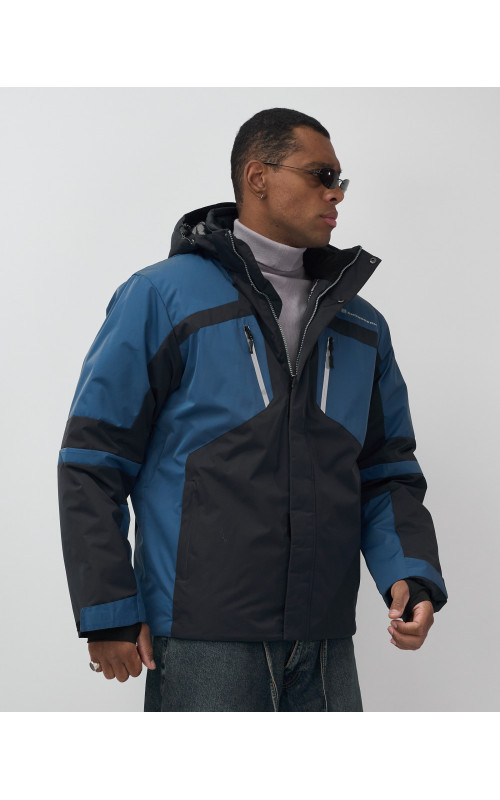 Мужская горнолыжная куртка, тёмно-синий, для зимних видов спорта в Тюмени