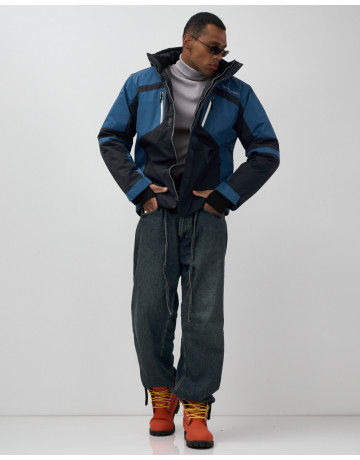 Мужская горнолыжная куртка, тёмно-синий, для зимних видов спорта в Тюмени