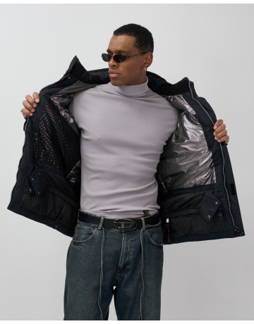 Мужская горнолыжная куртка, тёмно-синий, для зимних видов спорта в Тюмени