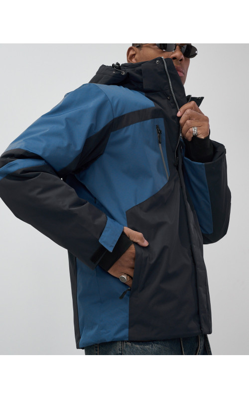 Мужская горнолыжная куртка, тёмно-синий, для зимних видов спорта в Тюмени