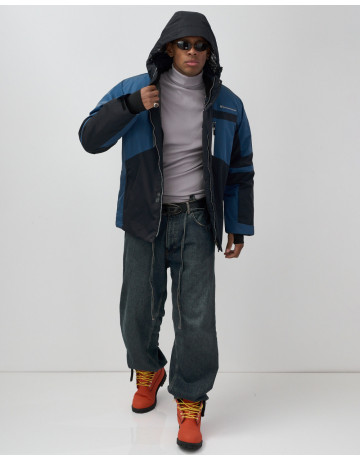 Мужская горнолыжная куртка, тёмно-синий, для зимних видов спорта в Тюмени