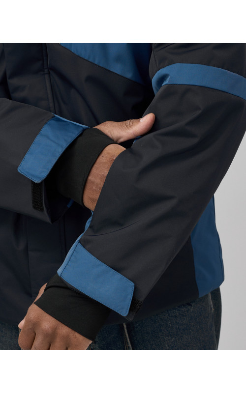 Мужская горнолыжная куртка, тёмно-синий, для зимних видов спорта в Тюмени