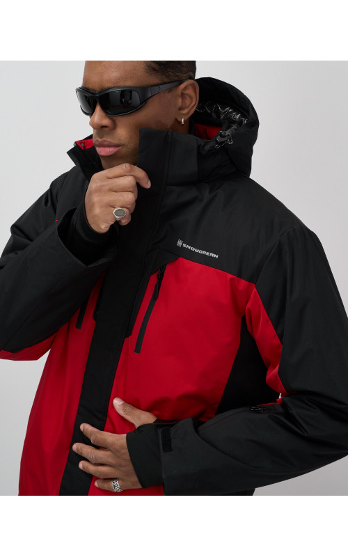 Мужская горнолыжная куртка, зимняя, красная. в Тюмени