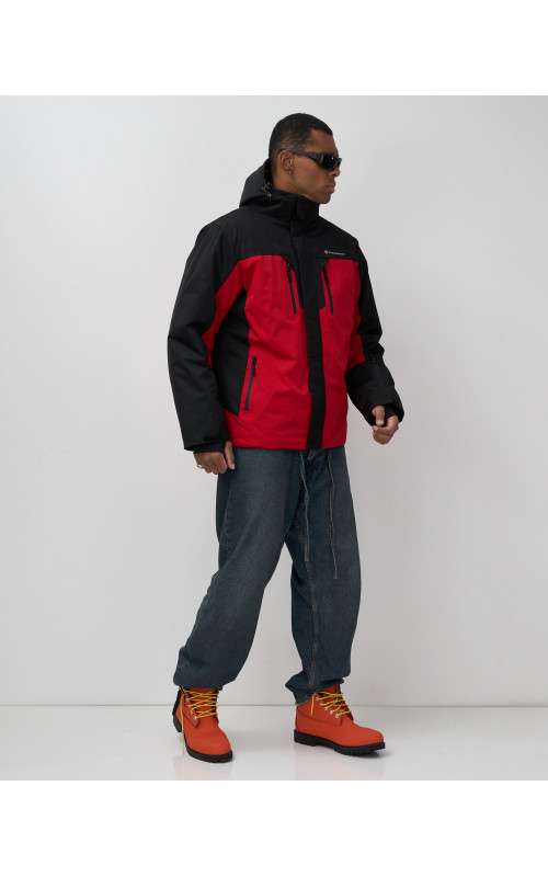 Мужская горнолыжная куртка, зимняя, красная. в Тюмени