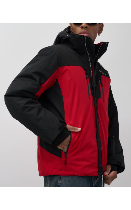 Мужская горнолыжная куртка, зимняя, красная. в Тюмени