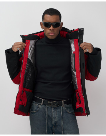 Мужская горнолыжная куртка, зимняя, красная. в Тюмени