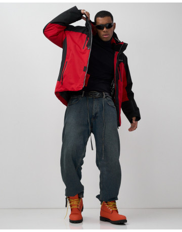 Мужская горнолыжная куртка, зимняя, красная. в Тюмени