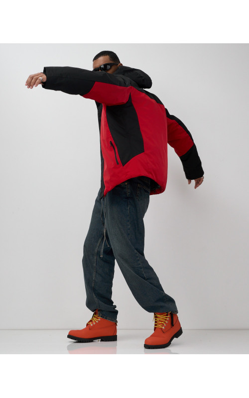 Мужская горнолыжная куртка, зимняя, красная. в Тюмени