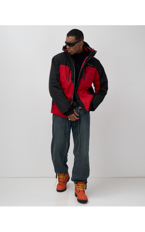 Мужская горнолыжная куртка, зимняя, красная. в Тюмени