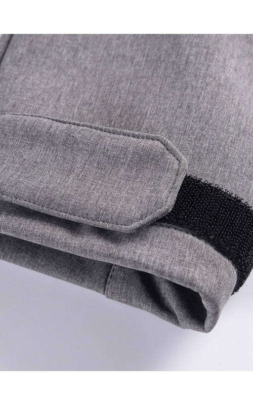 Мужская спортивная парка с капюшоном серого цвета, для активного отдыха в Тюмени