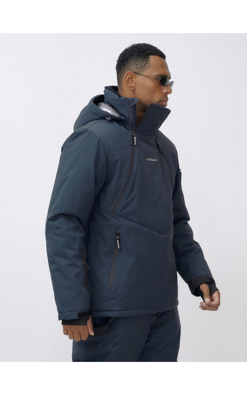 Мужской горнолыжный костюм: куртка-анорак и полукомбинезон