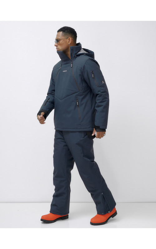 Мужской горнолыжный костюм: куртка-анорак и полукомбинезон