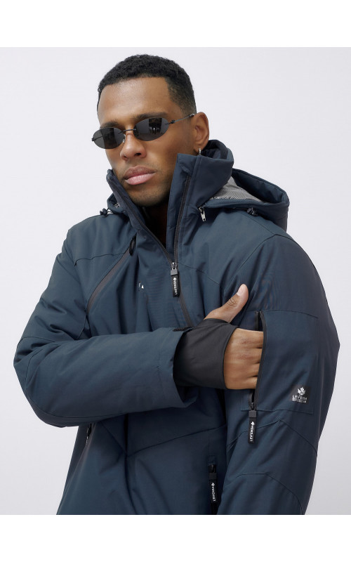 Мужской горнолыжный костюм: куртка-анорак и полукомбинезон