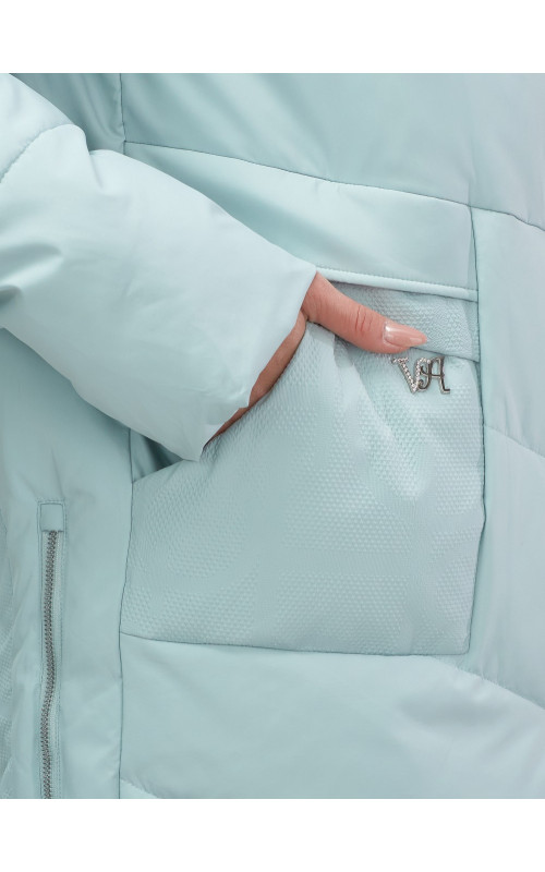 Женская утеплённая куртка с капюшоном для осени и зимы, свободный покрой.