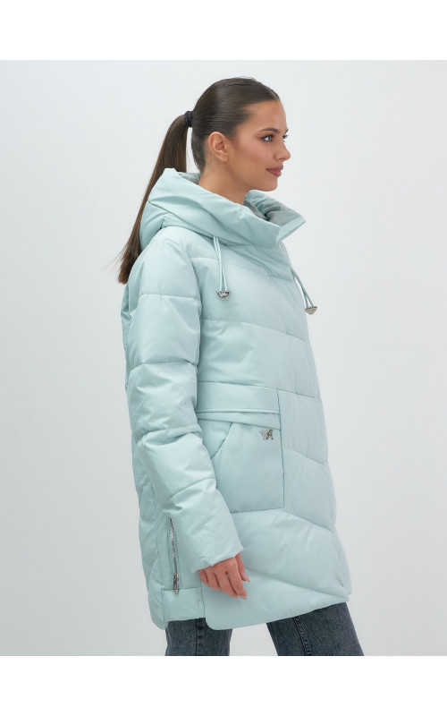 Женская утеплённая куртка с капюшоном для осени и зимы, свободный покрой.