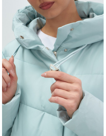 Женская утеплённая куртка с капюшоном для осени и зимы, свободный покрой.