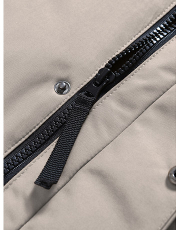 Зимняя парка для мальчика-подростка, свободный крой.