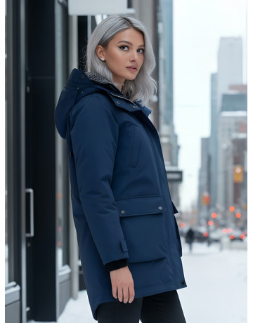 Женская зимняя парка для активного отдыха.