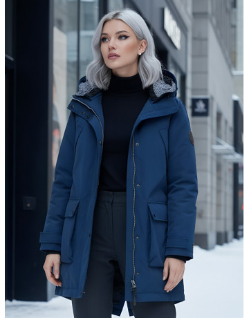 Женская зимняя парка для активного отдыха.