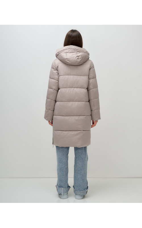 Длинный зимний пуховик для женщин