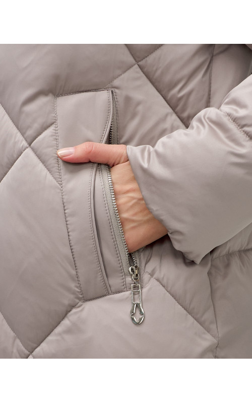 Длинный зимний пуховик для женщин