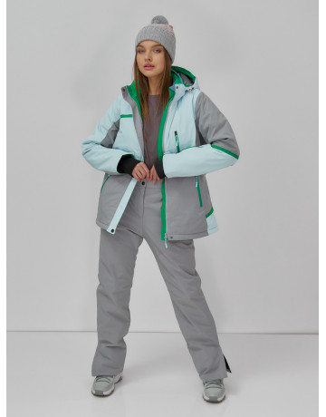 Женская горнолыжная куртка с комбинированным принтом: стиль и тепло на склоне