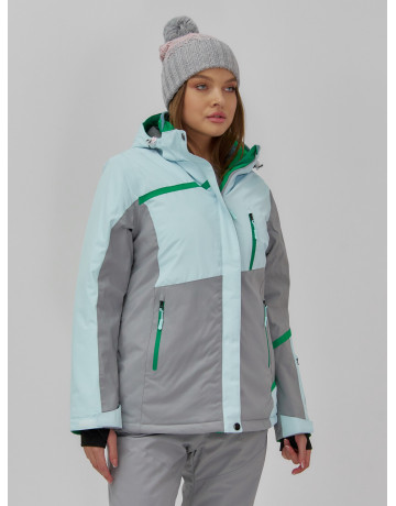 Женская горнолыжная куртка с комбинированным принтом: стиль и тепло на склоне