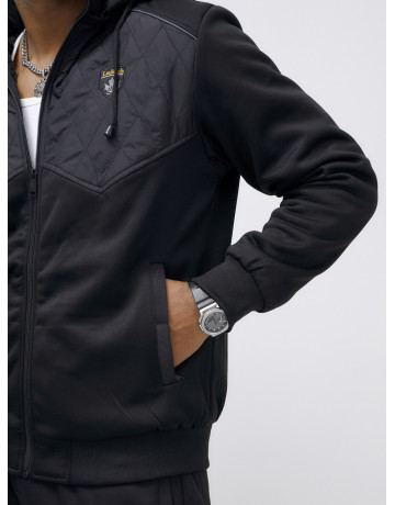 Мужской зимний спортивный костюм с начёсом, чёрный, для активного отдыха в Тюмени