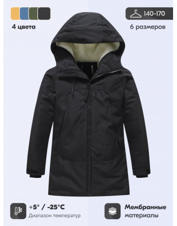 Зимняя парка для мальчика-подростка.