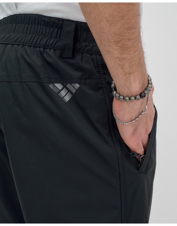 Мужские туристические брюки с флисовой подкладкой тёмно-синего цвета